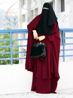 Signature Jilbab Set (maroon)