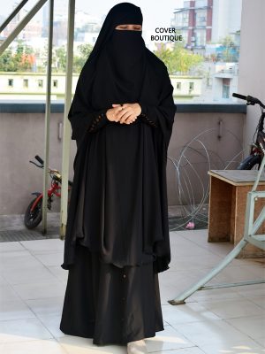 Haramain Jilbab Set (black)