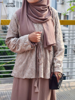 Nafisa Gown (sandy beige)