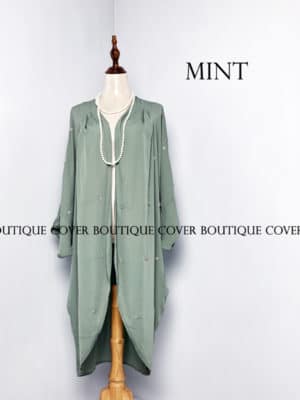 Batwing Shrug with Stone- Mint