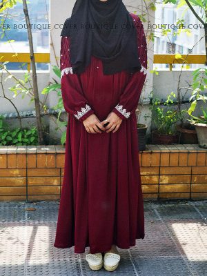 Kiyara Dress (Maroon)
