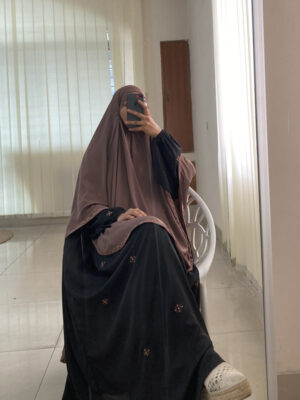 ZOYA GOWN AND KHIMAR COMBO