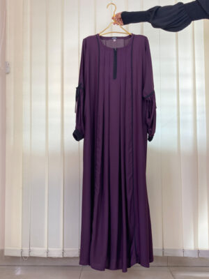 MARIA GOWN PLAIN PLUM COLOR