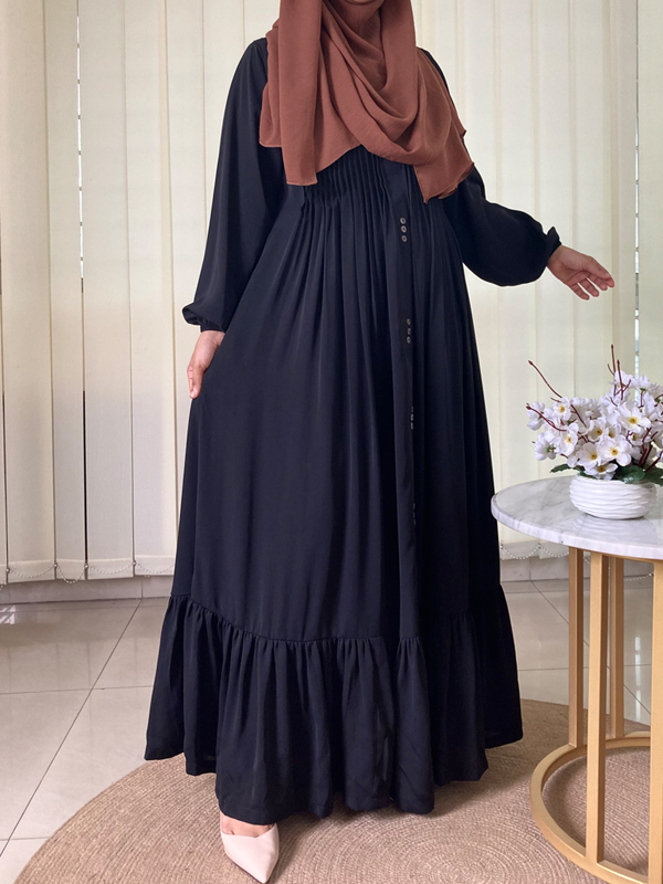 HIBA GOWN BLACK