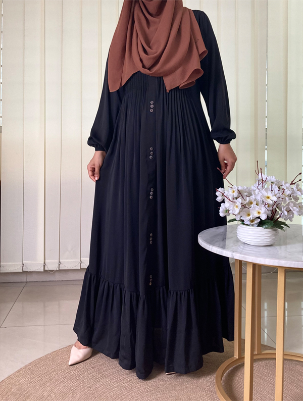 HIBA GOWN BLACK