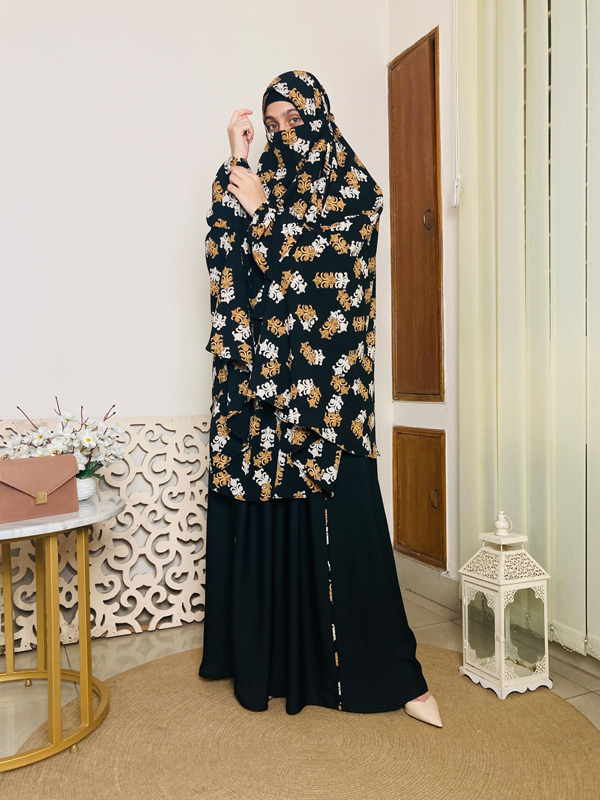 MARIA GOWN AND KHIMAR COMBO