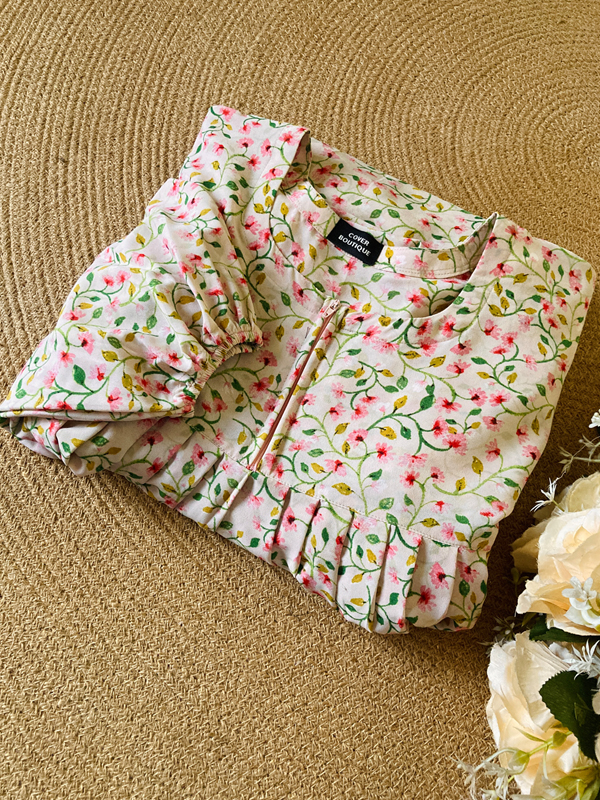 RAWA KURTI SOFT PINK