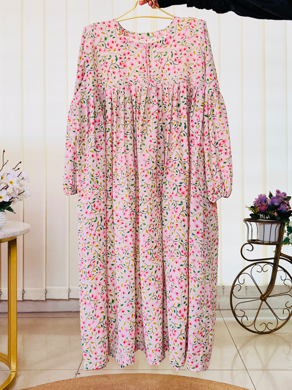 RAWA KURTI SOFT PINK
