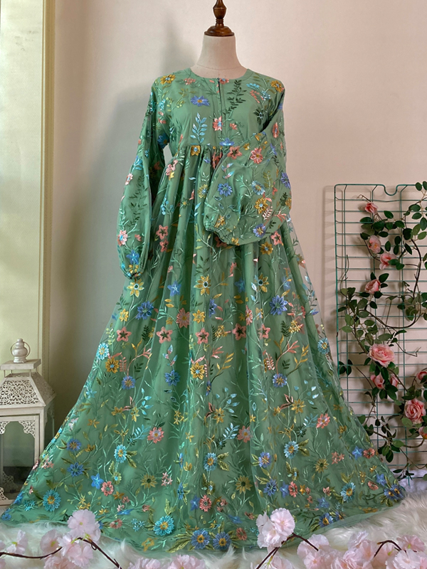FAIRY GOWN MATCHA GREEN