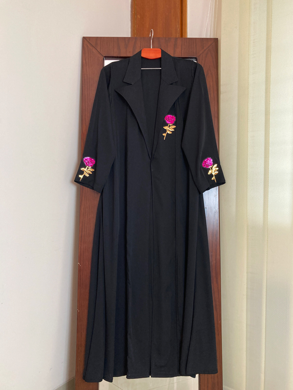 COAT ABAYA ROSE