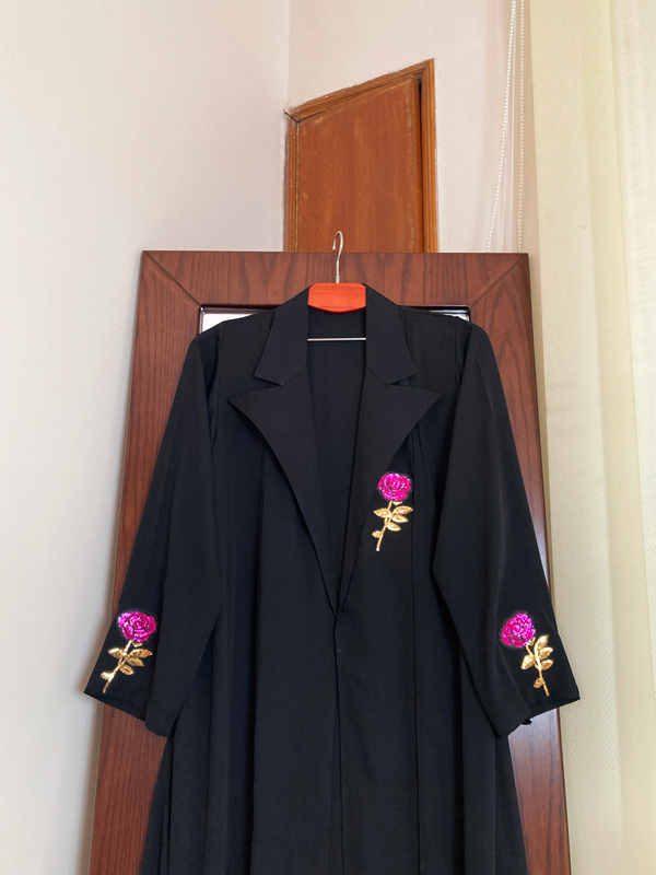 COAT ABAYA ROSE