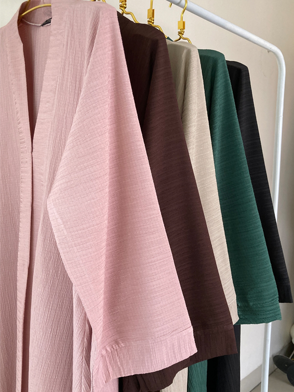 CREPE LONG KIMONO