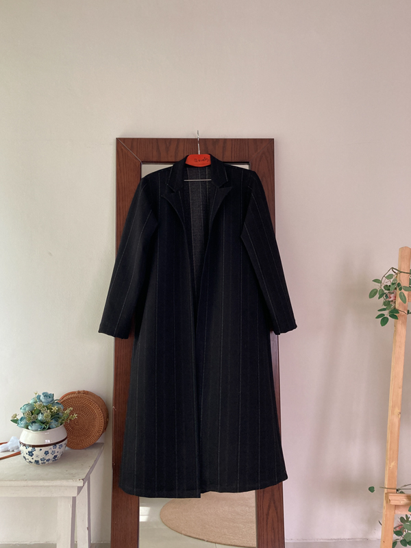 STRIPE LONG COAT
