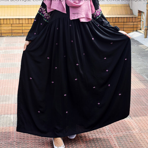 Zoya Gown (Purple Embroidery)