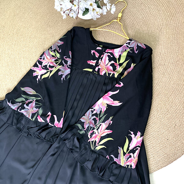 BERLIN DRESS BLACK PINK