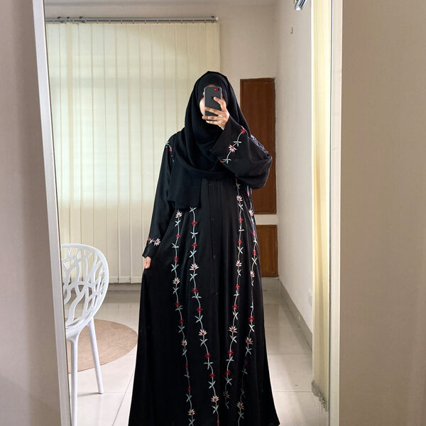 SHAZIYA BURKHA FLORAL EMBROIDERY