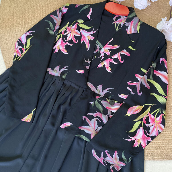 ALIA GOWN BLACK PINK