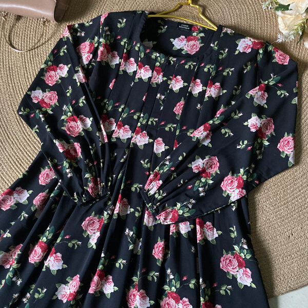 ZAKIA GOWN PINK FLOWRAL