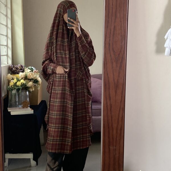 CHECKERED KHIMAR