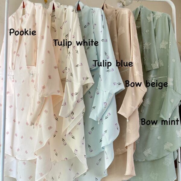 ZIPPER JILBAB PRINTS