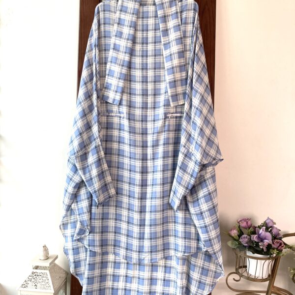 ZIPPER JILBAB CHECKERED BEIGE (Copy)