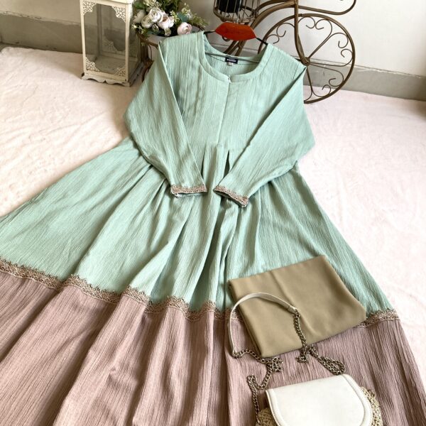 ZAKIA WITH LACE (lime)
